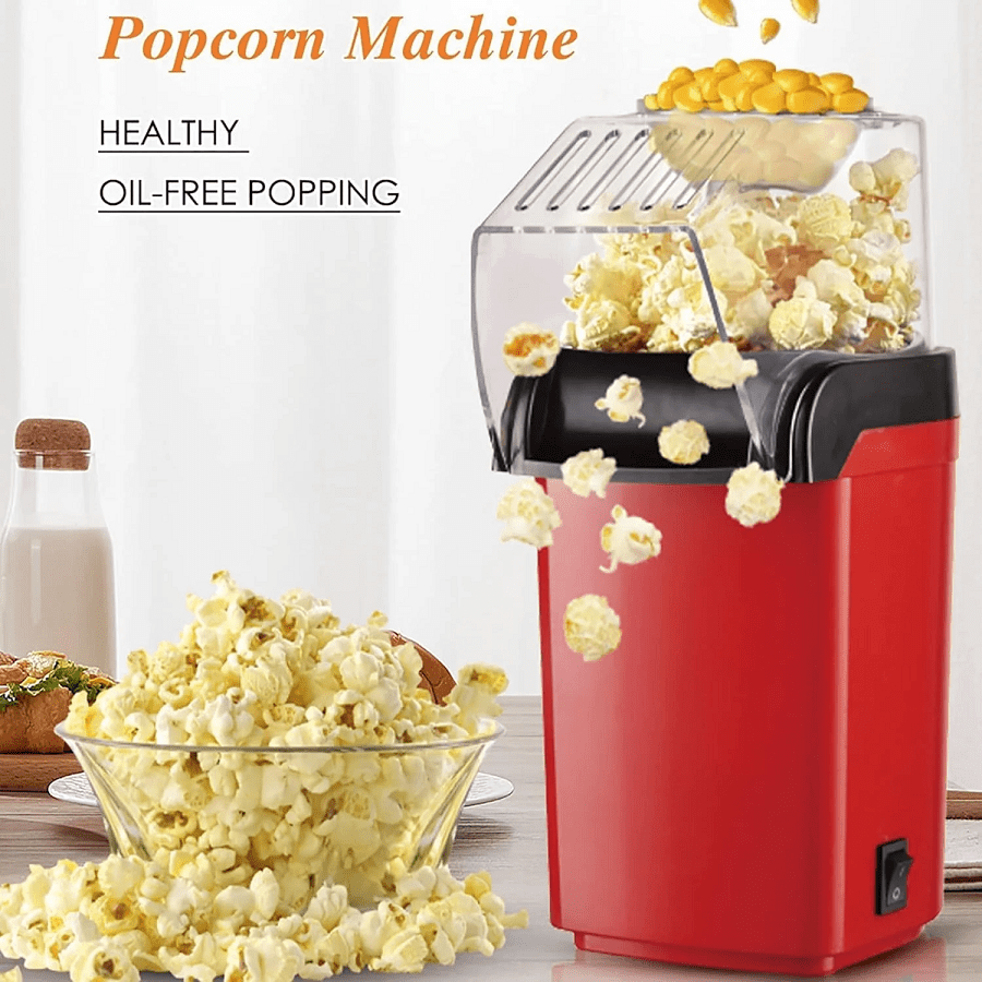 Hot air popcorn machine