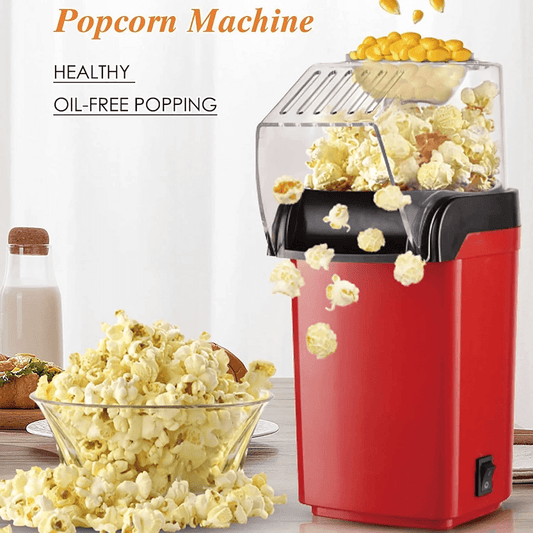 Hot air popcorn machine