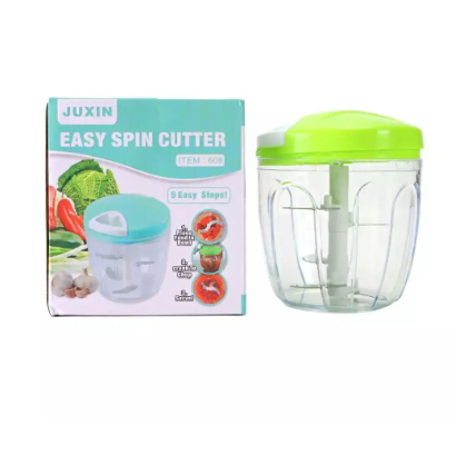 Easy Spin Cutter Food Chopper Bowl - Green